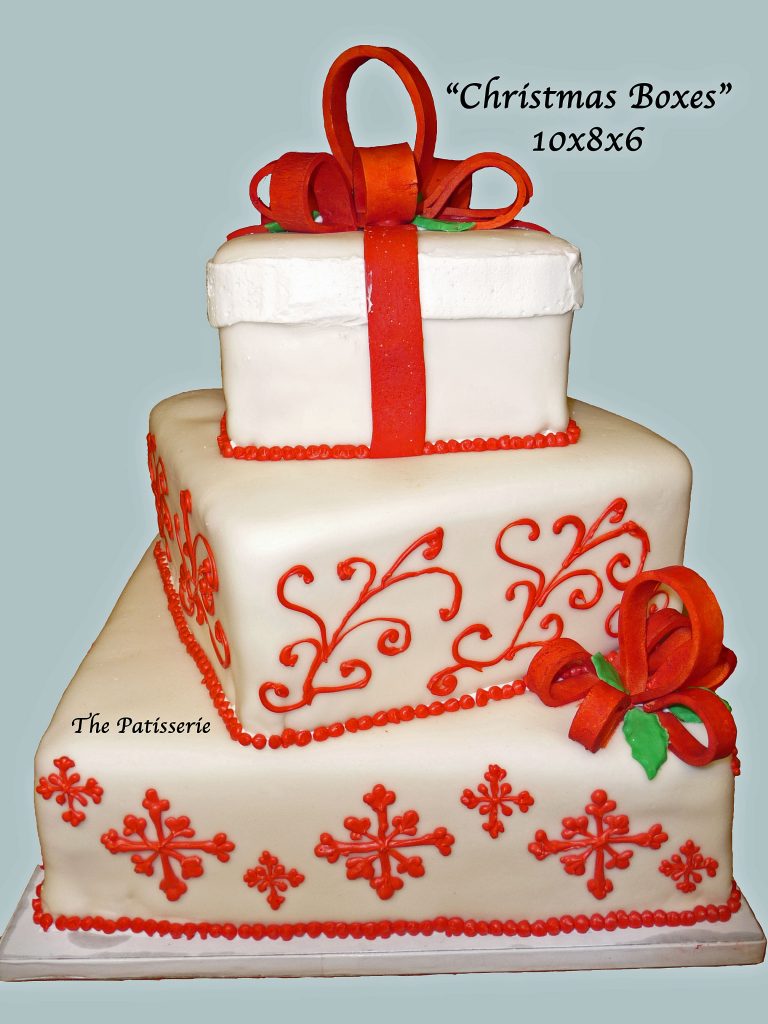 Christmas Boxes Cake - The Patisserie